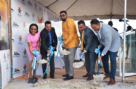 pasha global|Sod turned for Pasha Hotel at Liliendaal .